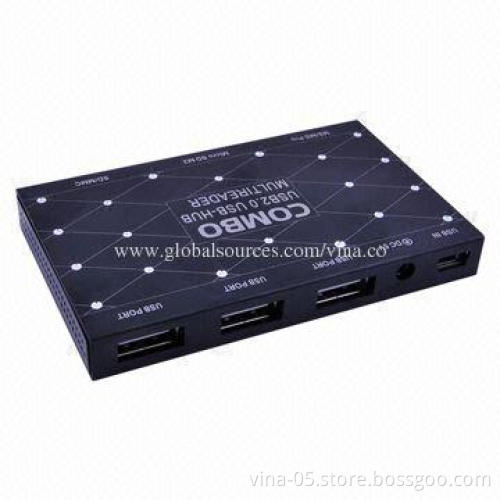 New Model USB3.0 Aluminum Combo Card Reader with Diamond